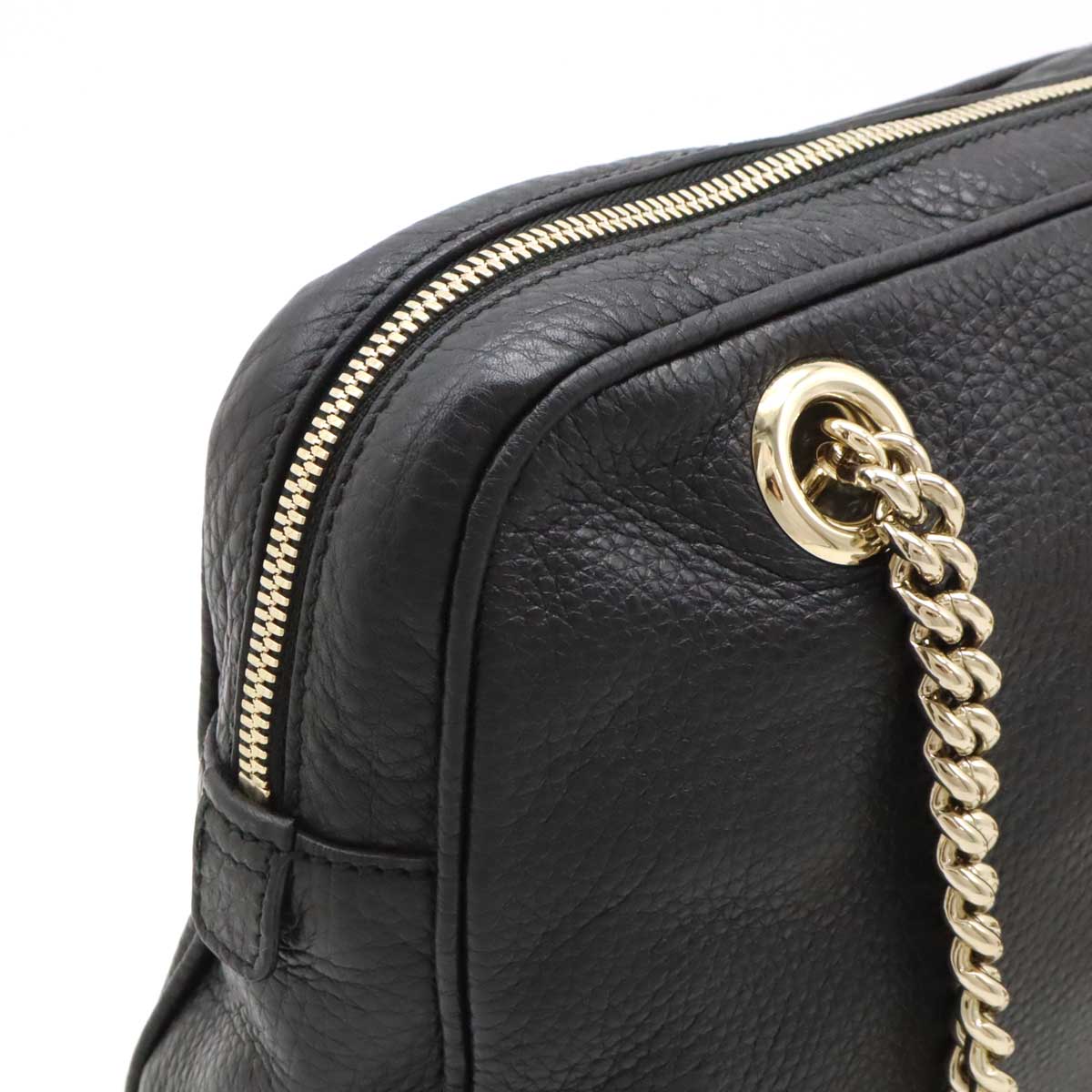 Gucci Leather Soho Interlocking G Chain Shoulder Bag 308983 Shoulder Bag