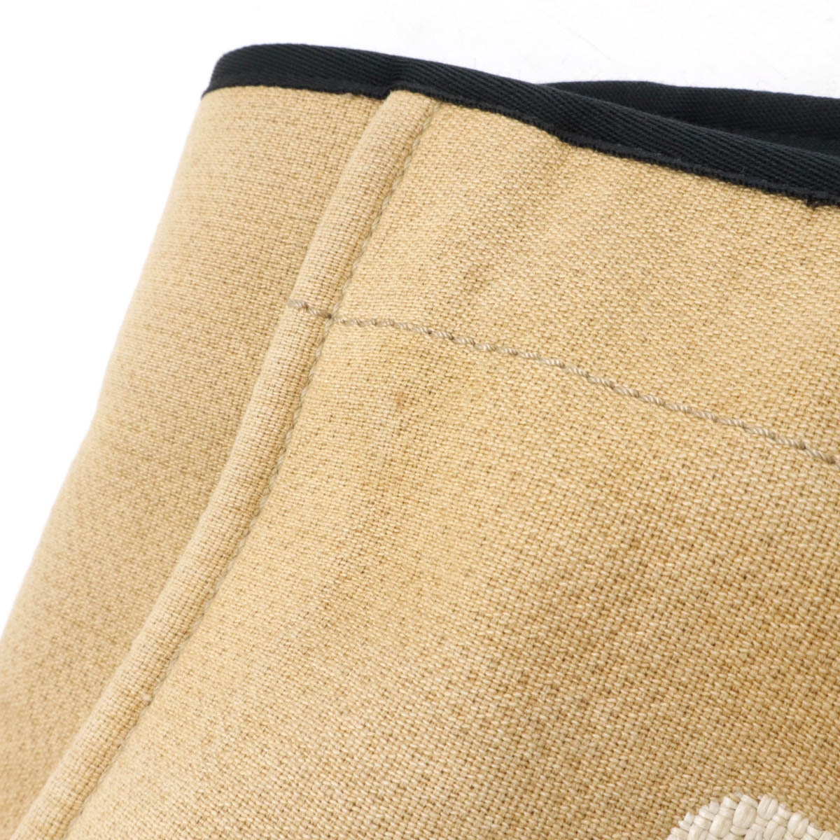 Chanel Deauville Canvas Leather 2way Tote Bag
