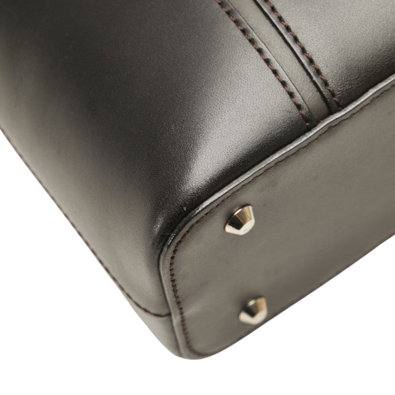 Burberry Nova Check Leather Handbag