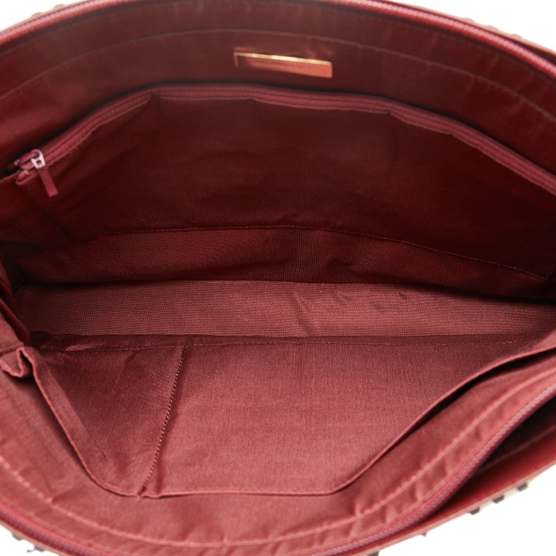Burberry Nova Check Canvas Leather Tote Bag