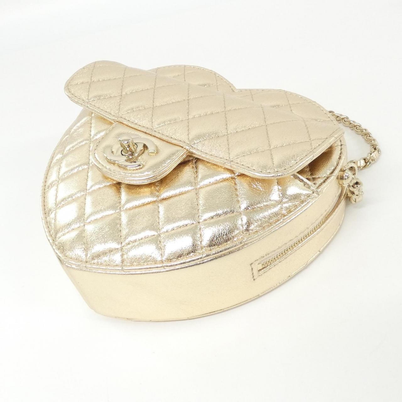 Chanel Metallic Lambskin Shoulder Bag