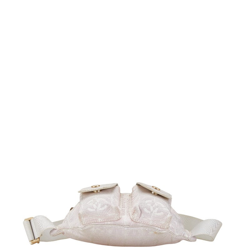 Chanel New Travel Line Canvas Waist Bag Classic Flap