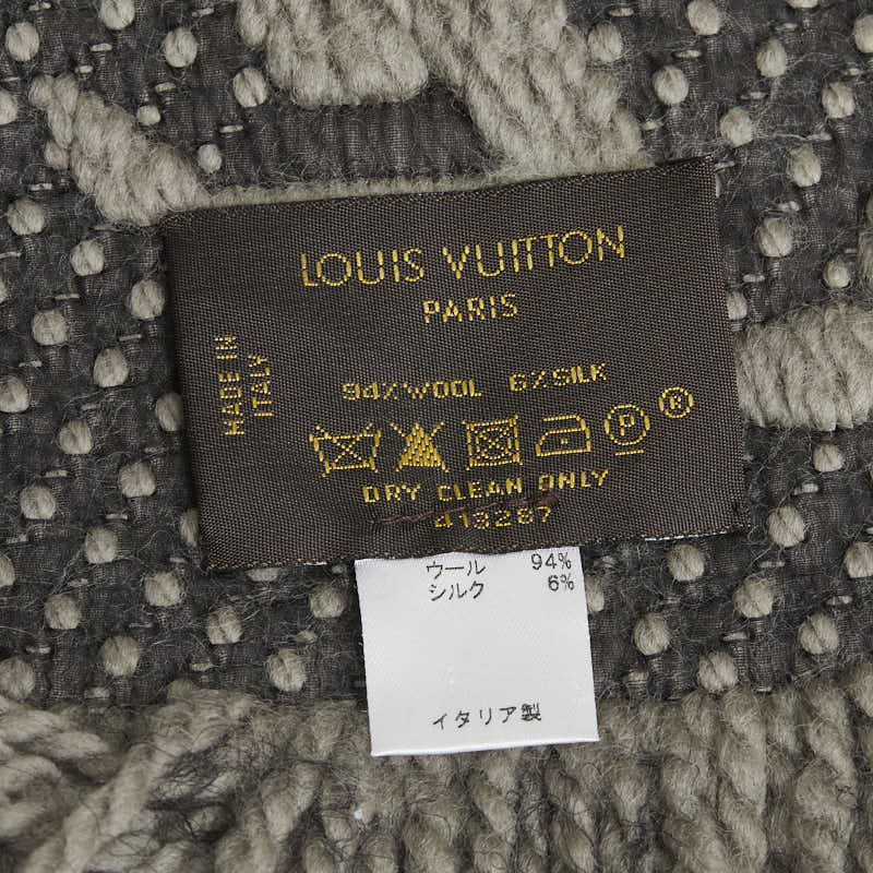 Louis vuitton 413287 Maffler wool/silk grey