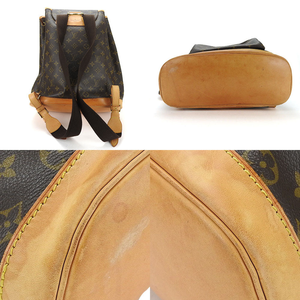 LOUIS VUITTON Backpack Monogram Brown MontsourisGM Women