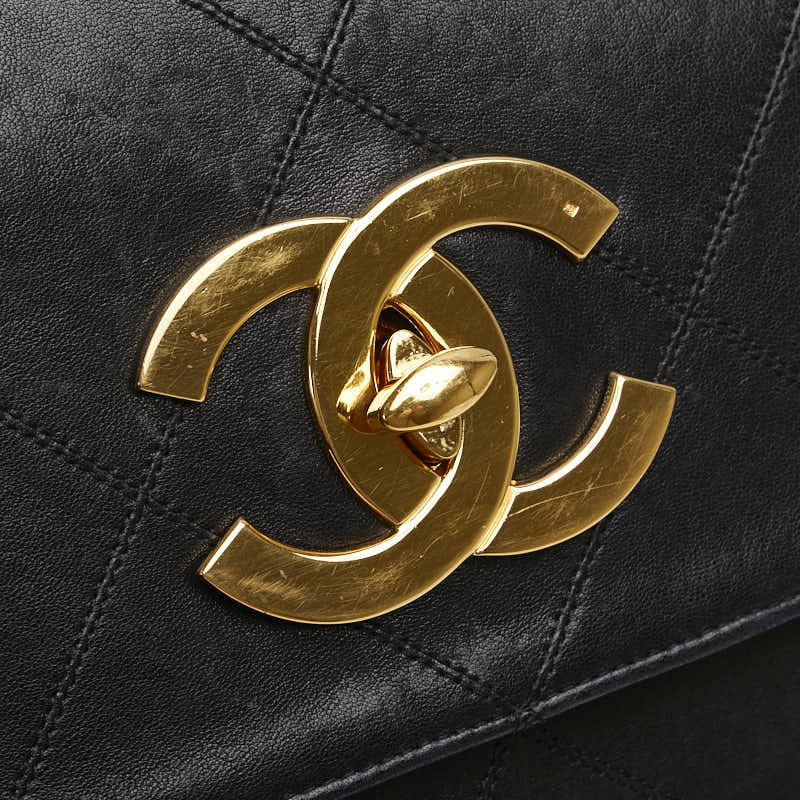 Chanel Deauville Bicolore Lambskin Shoulder Bag