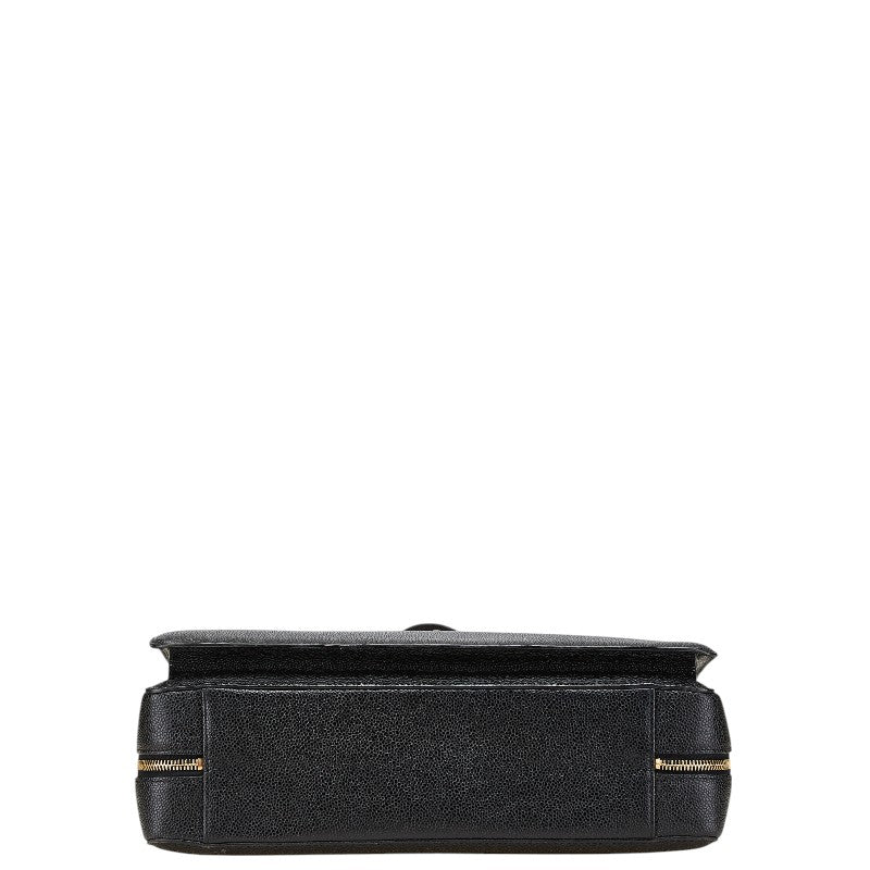 Chanel Coco Mark Caviar Briefcase Handbag