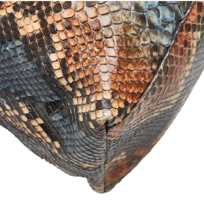 Gucci Soho Interlocking G Python Shoulder Bag