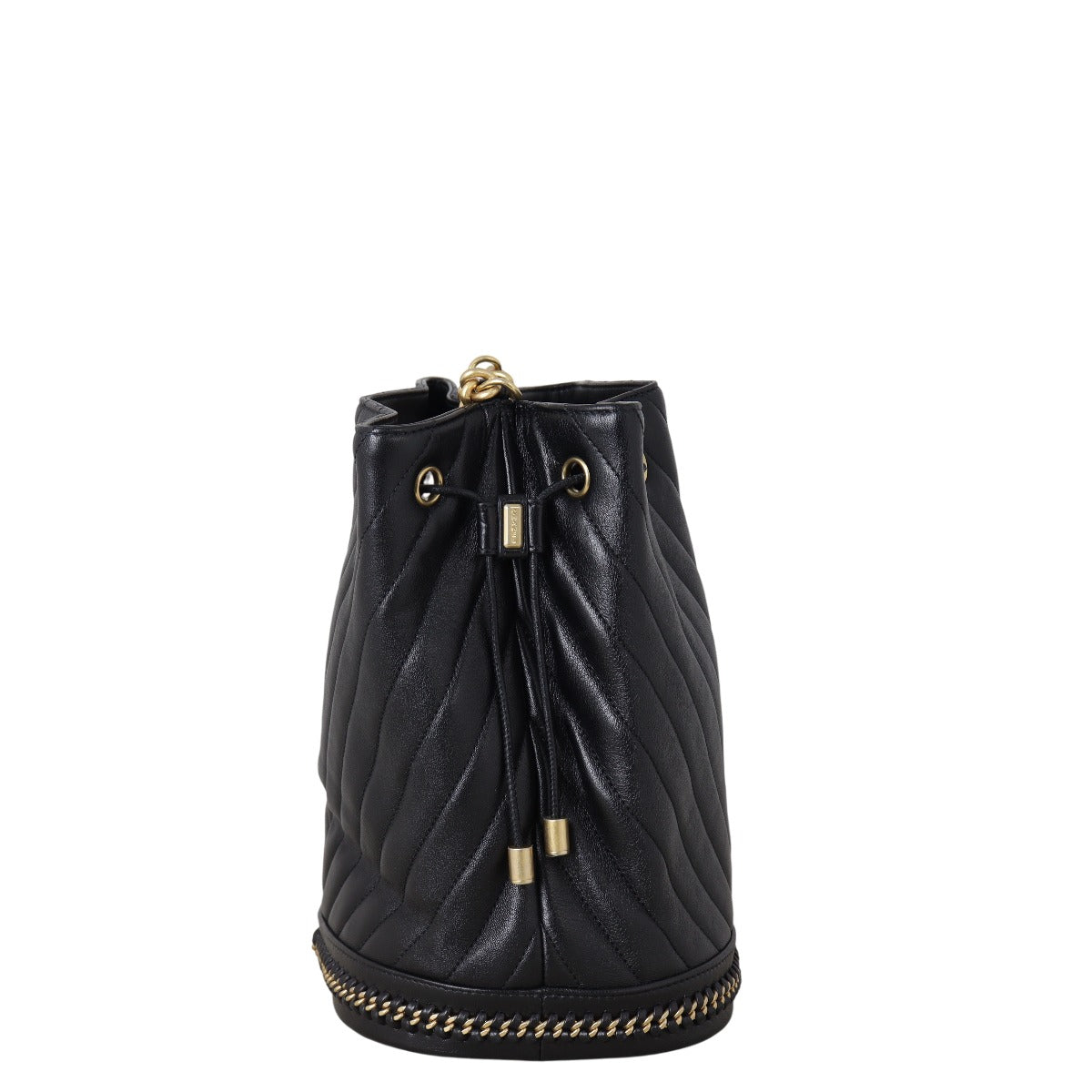 Chanel Paris Cosmopolite Bucket Bag Chevron