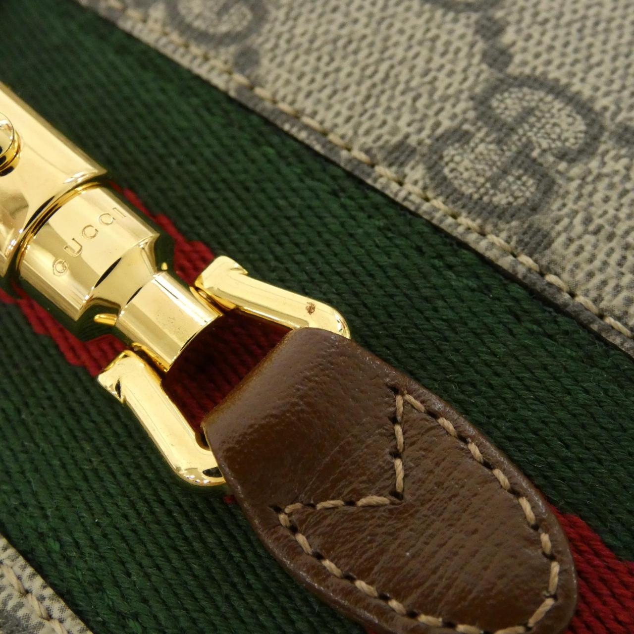 Gucci JACKIE 1961 GG Supreme Canvas Leather Shoulder Bag
