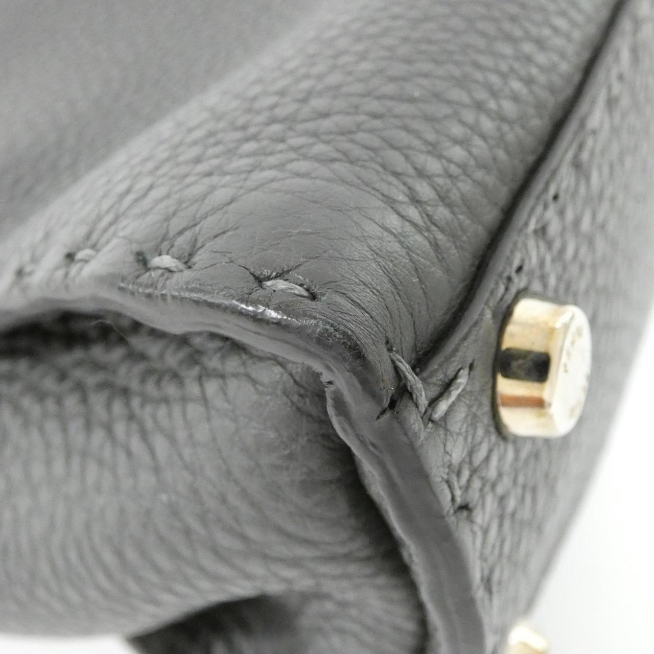 Fendi Baguette Canvas Calf Waist Bag