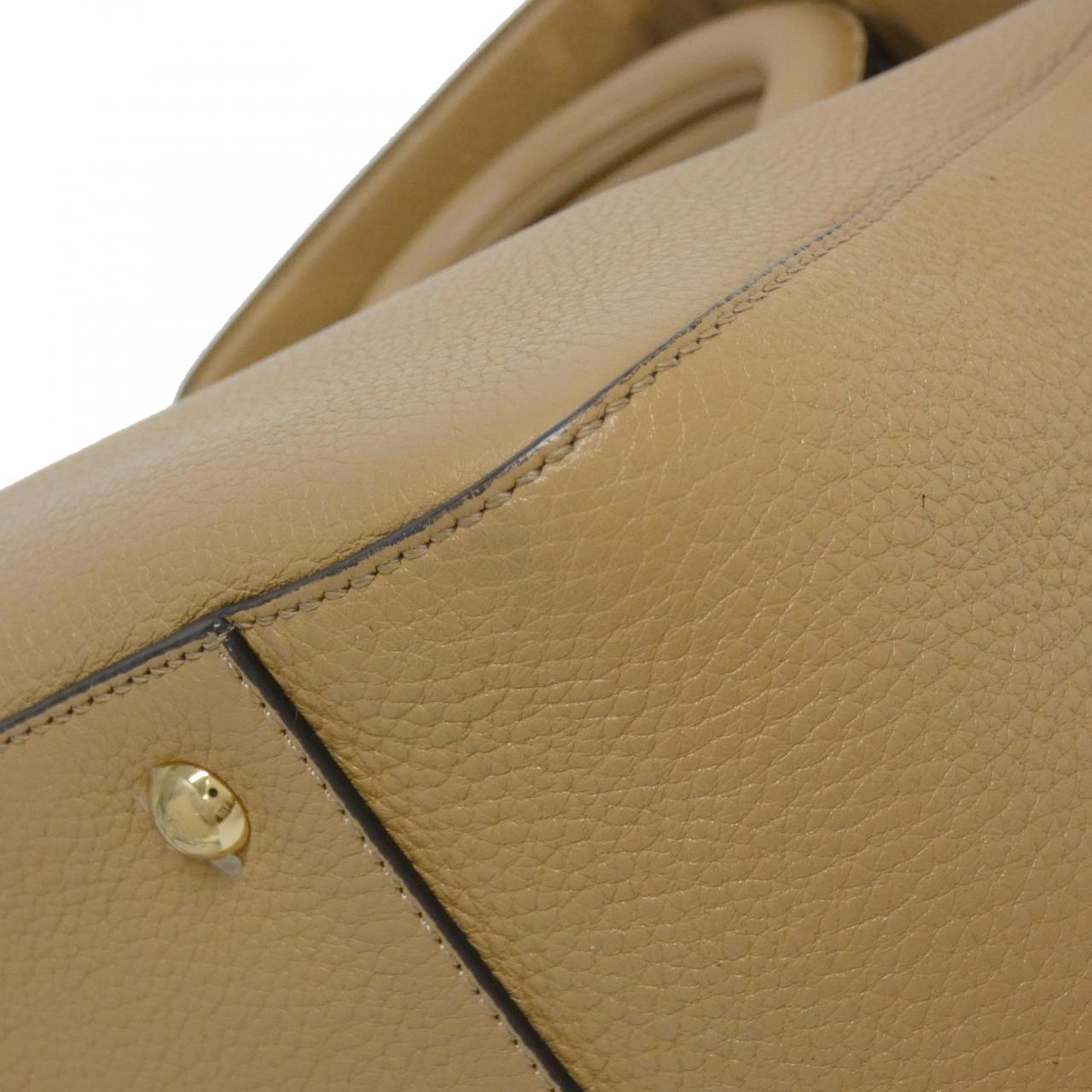 Fendi Zucca Canvas Leather 2way Backpack