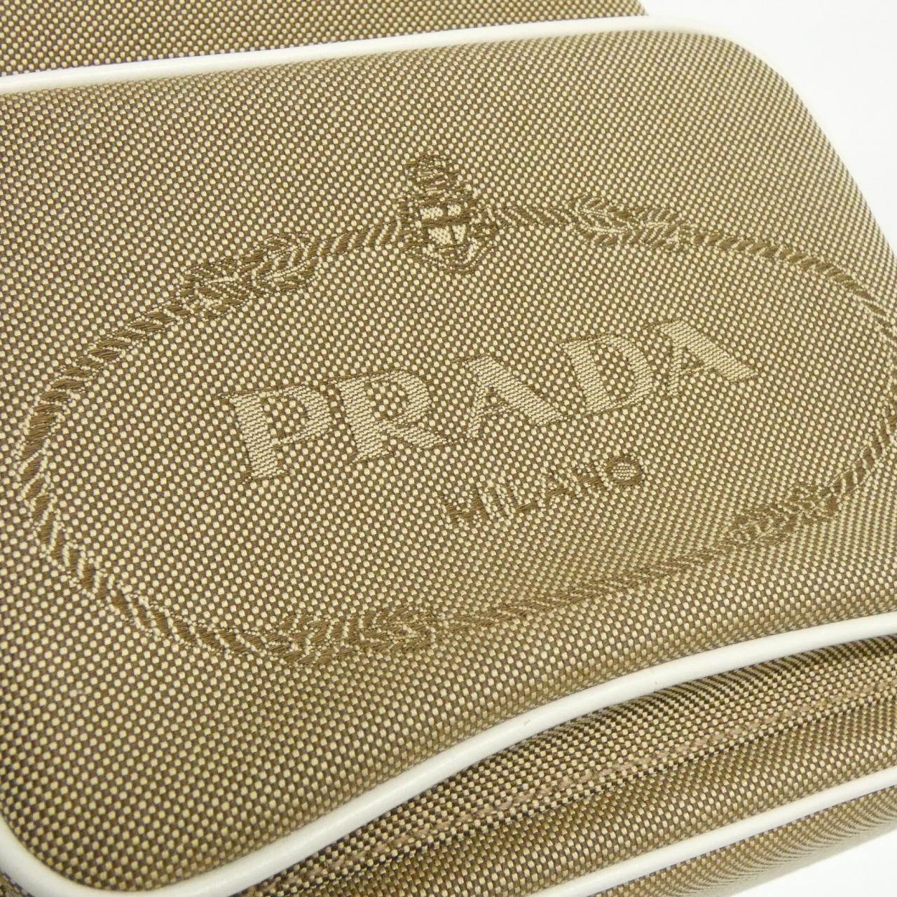 Prada 1BH038 LOGO JACQUARD Shoulder Bag