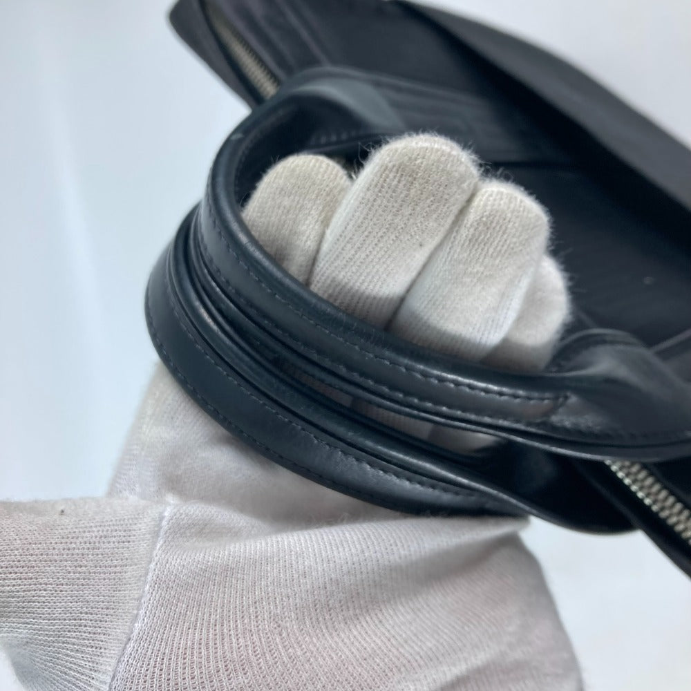 HERMES Business bag Nylon black 2WAY Acapulco Odinatur
