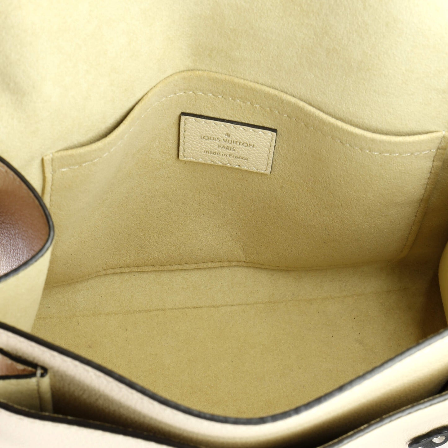 Louis Vuitton Mylockme Handbag Flower Embellished Leather BB