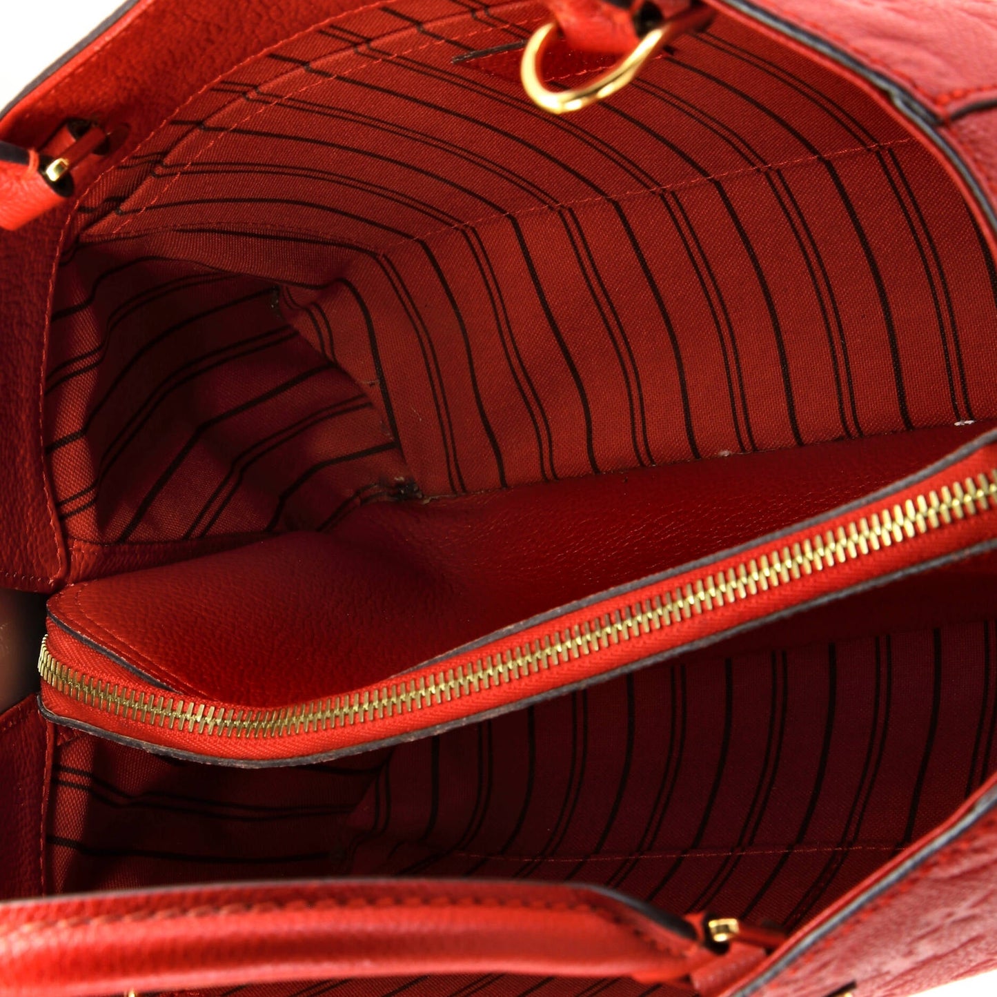 Louis Vuitton Montaigne Handbag Monogram Empreinte Leather MM