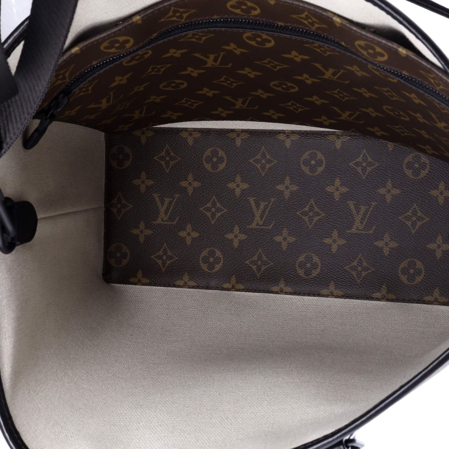 Louis Vuitton Weekend Tote Macassar Monogram Canvas PM