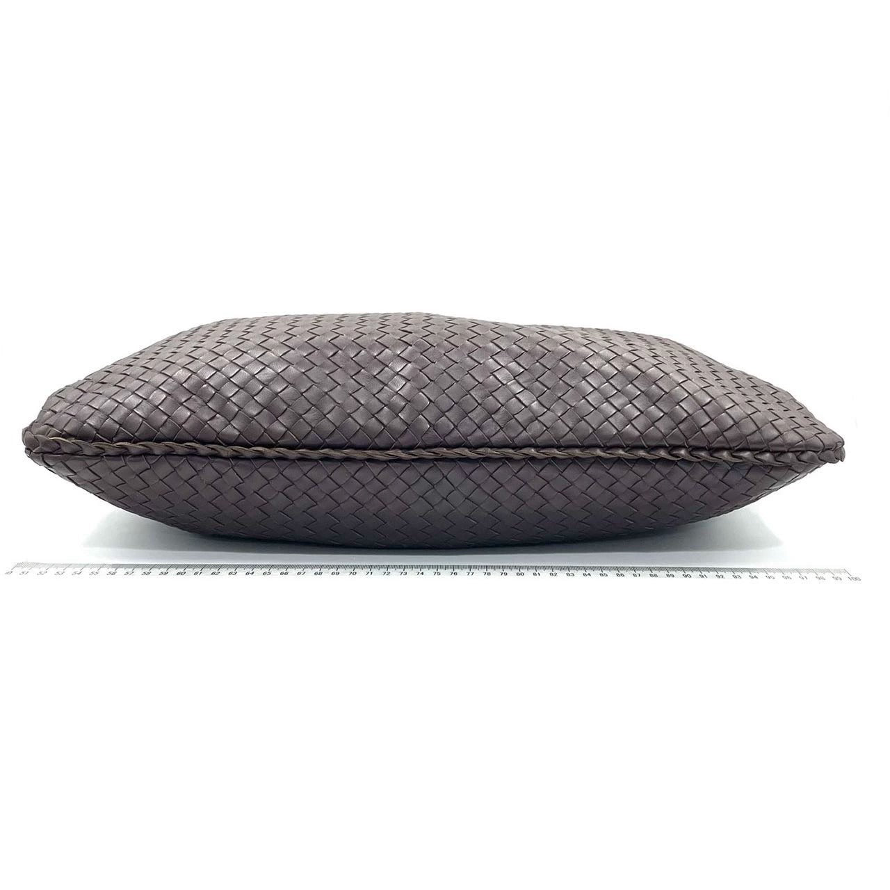 Bottega Veneta Hobo Bag Large Dark Brown Lambskin leather
