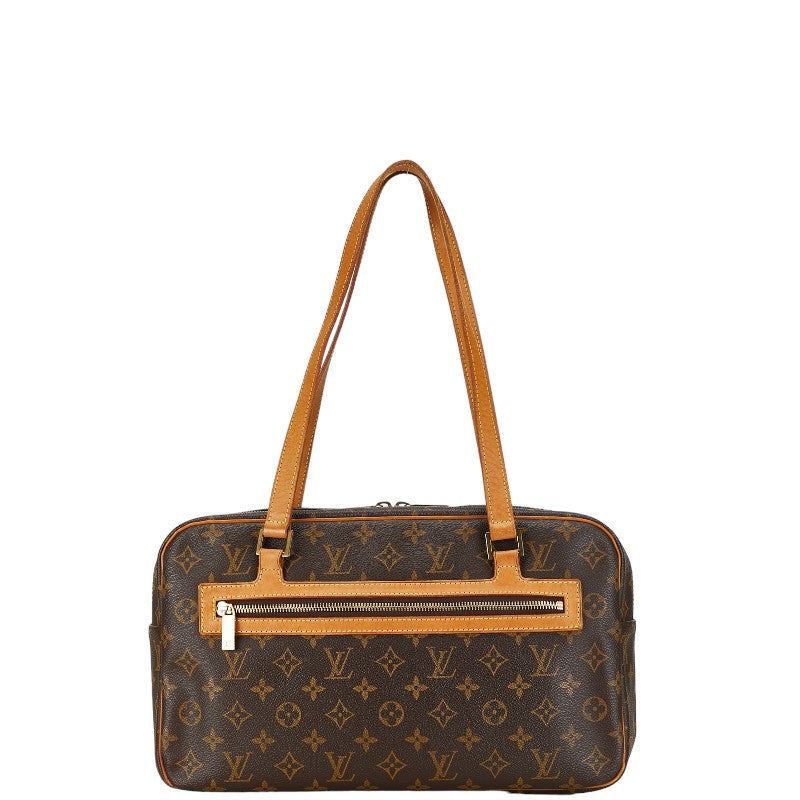 Louis Vuitton Monogram City GM Shoulder Bag M51181 Brown PVC Leather Louis Vuitton