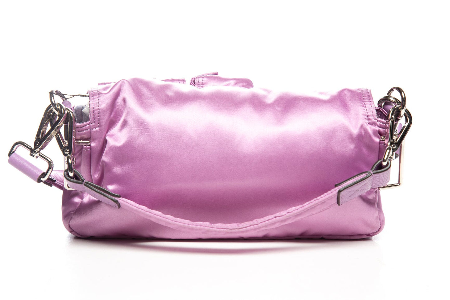 Fendi 2022 Purple Nylon Multi Pocket Baguette