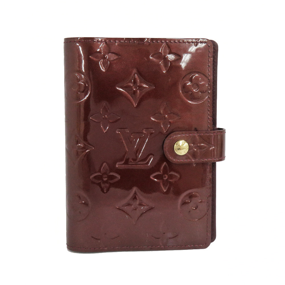 Louis Vuitton Monogram Vernis nda PM Rousseffist Initial Book Cover Small Weda