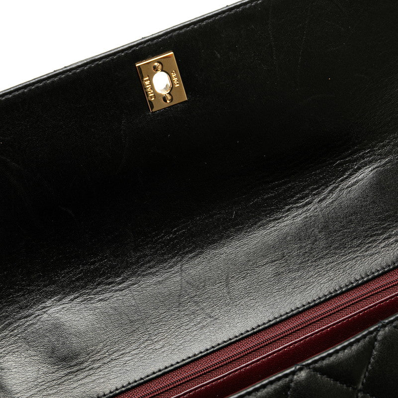 Chanel Matelasse Coco Top Handle Flap Bag Lambskin Shoulder Bag