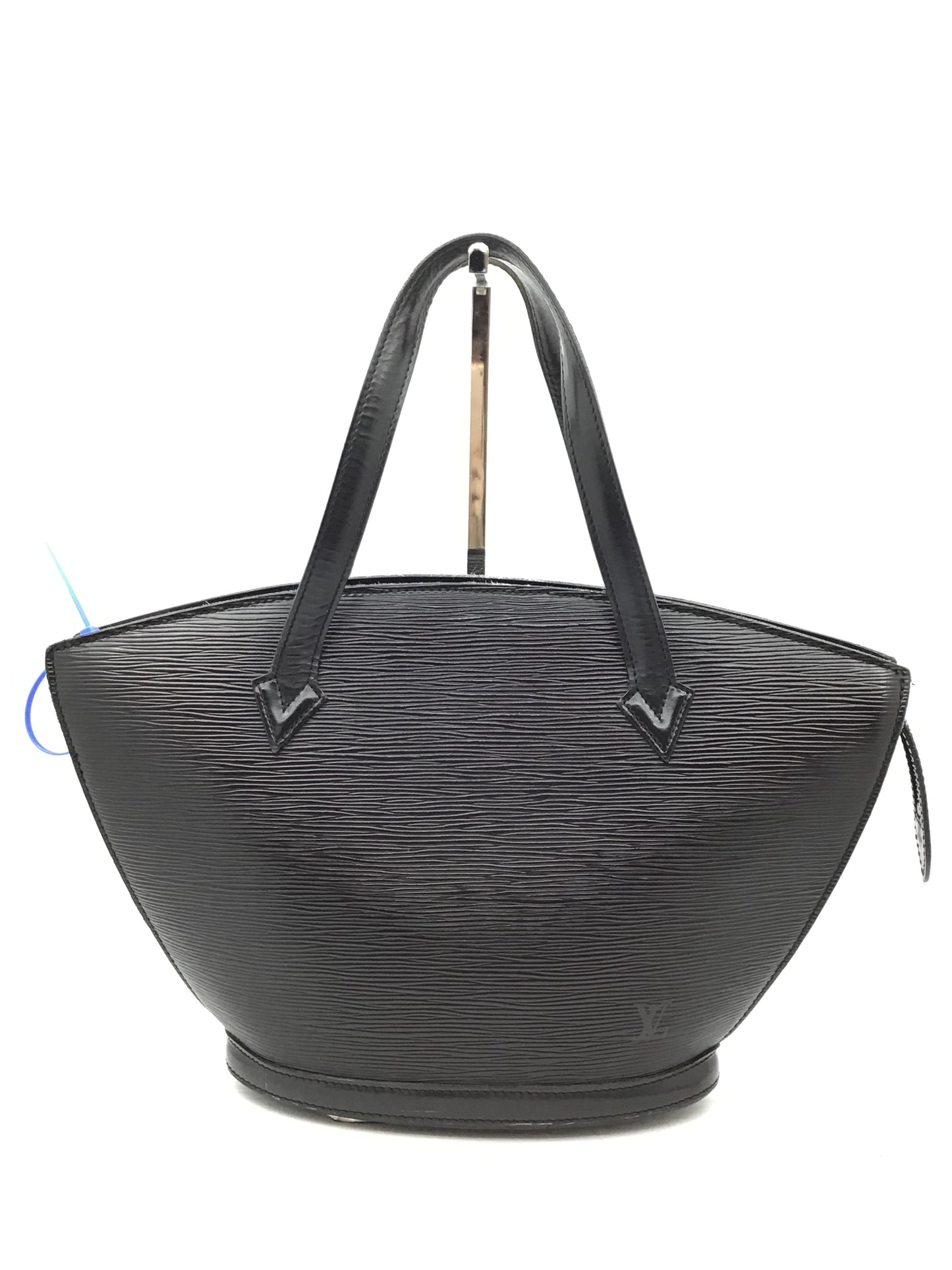 Epi Noir Saint Jacques Shopping Tote By Louis Vuitton Size: Medium