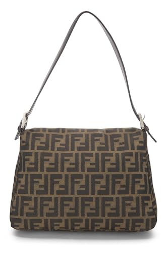 Fendi, Brown Zucca Canvas Mama, Brown