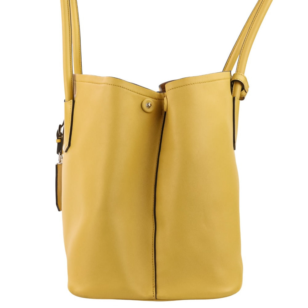 Prada CITYCALF Leather Tote Bag