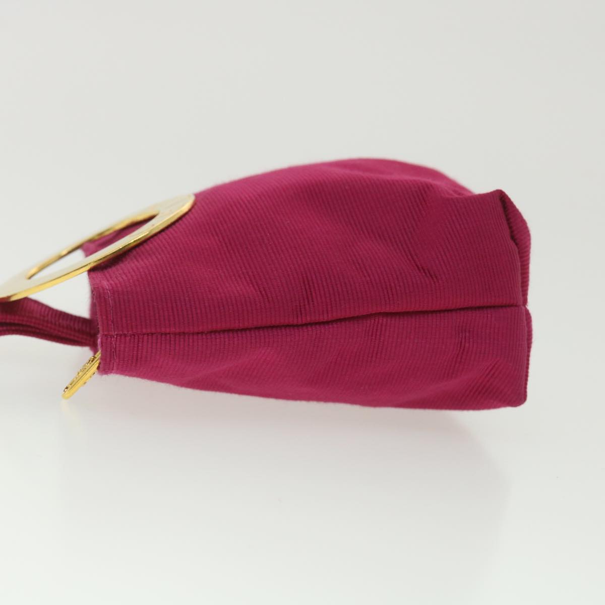 Luxury CELINE Logo Pouch Nylon Red Pink 36350