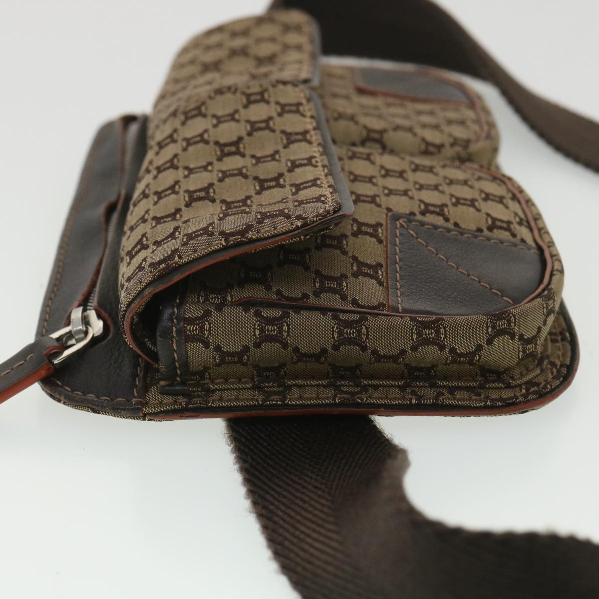 Luxury CELINE Macadam Canvas Waist Bag Beige PP-ST-0087 36583