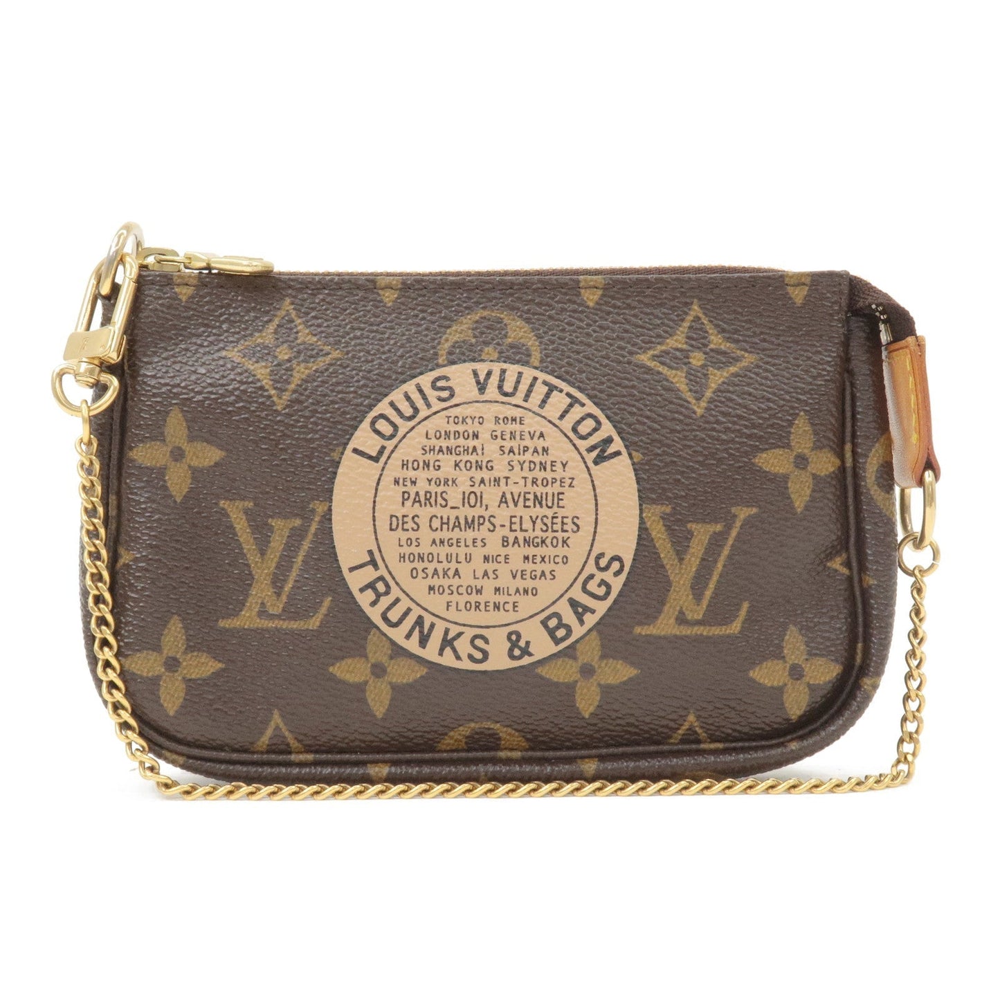 Louis Vuitton Monogram T&B Mini Pochette Accessoires Pouch M60153