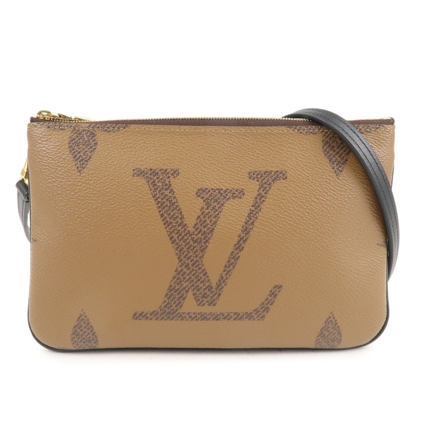 Louis Vuitton Monogram Reverse Pochette Double Zip 2Way Bag
