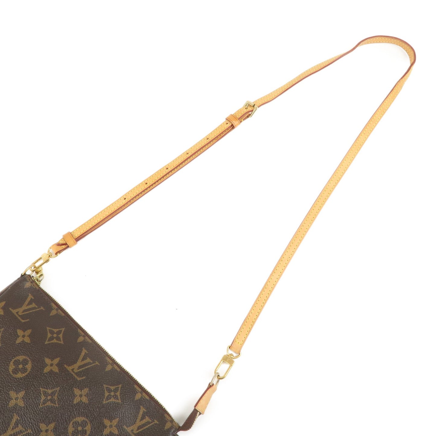 Louis Vuitton Monogram Pochette Accessoires Pouch Brown M40712