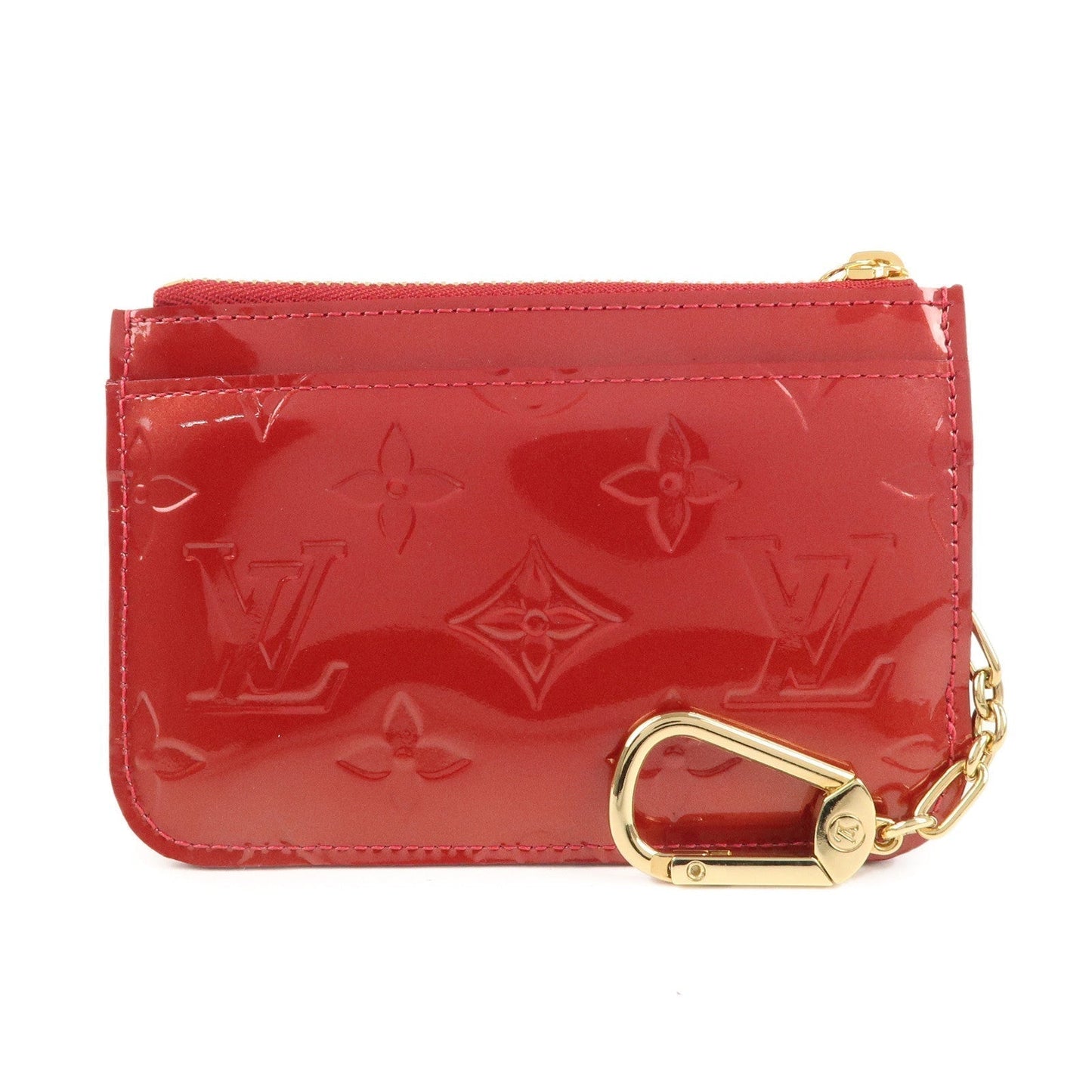 Louis Vuitton Monogram Vernis Pochette Cles Pomme d'Amour M93559