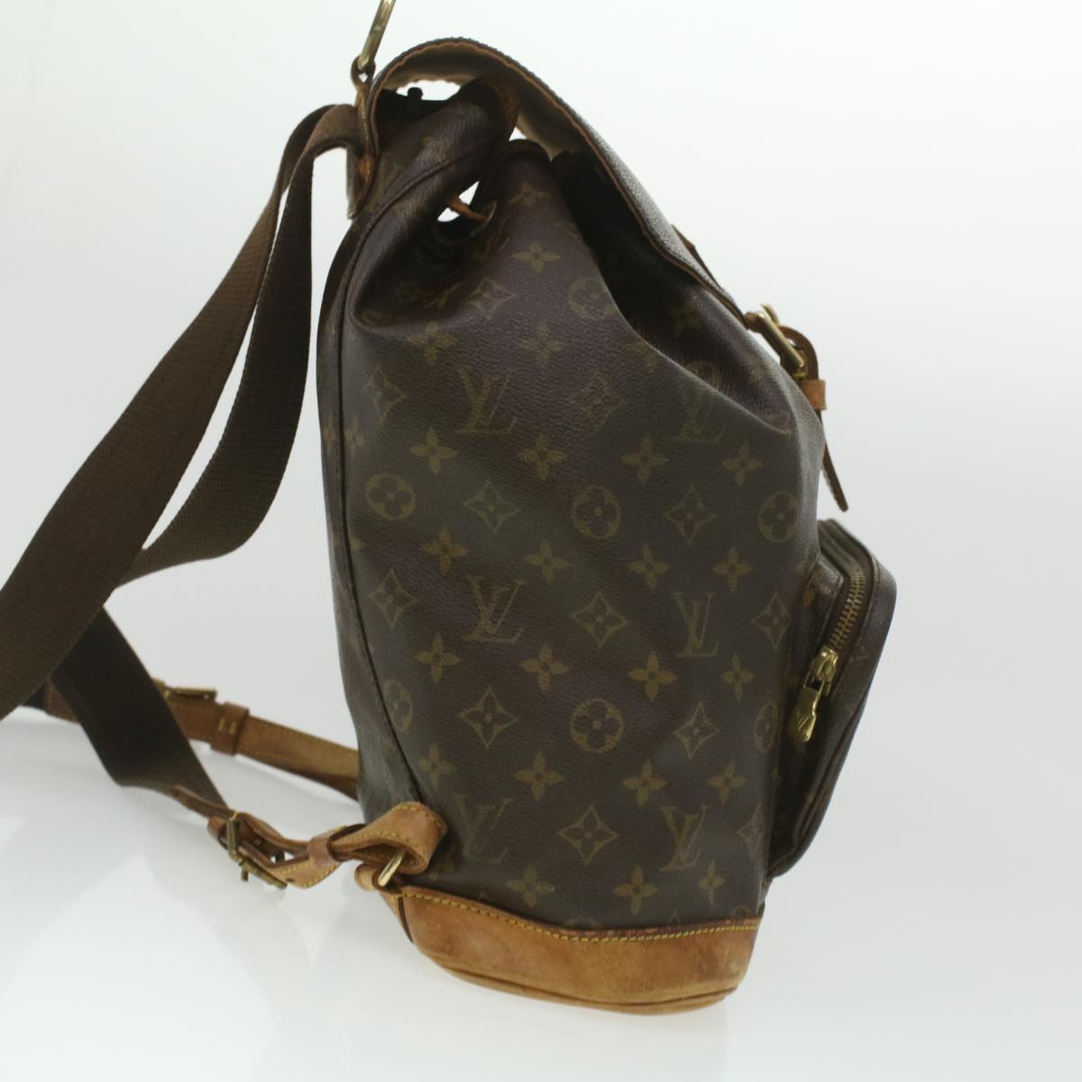 LOUIS VUITTON Monogram Montsouris GM Backpack M51135 LV Auth 37662