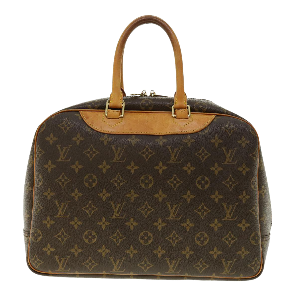 LOUIS VUITTON Monogram Deauville Hand Bag M47270 LV Auth 39259