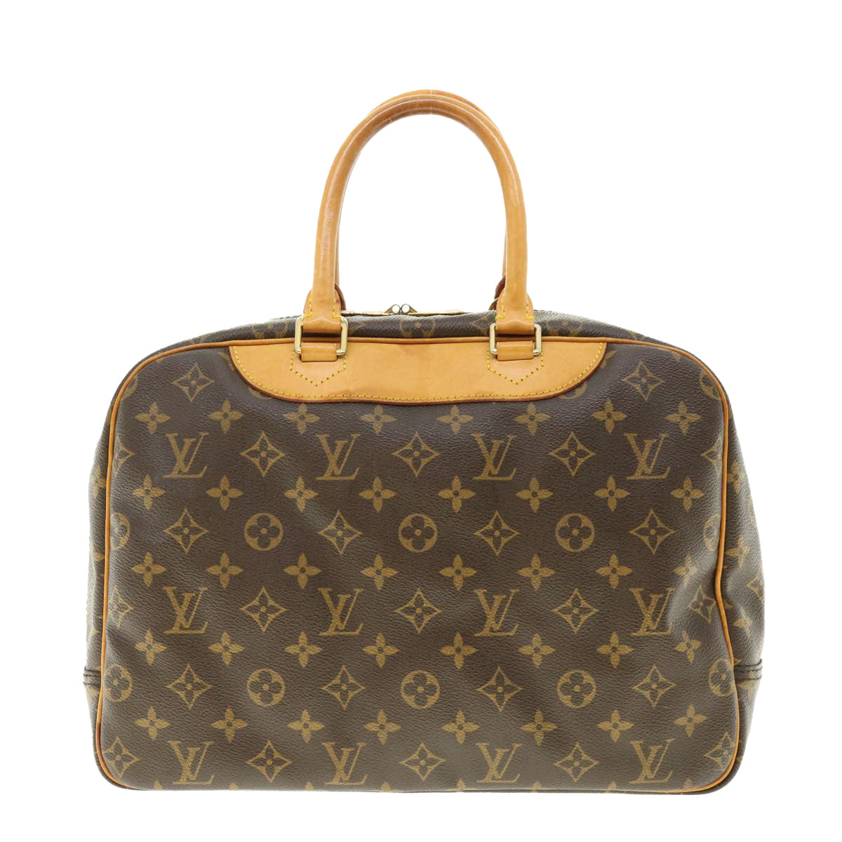 LOUIS VUITTON Monogram Deauville Hand Bag M47270 LV Auth 39331
