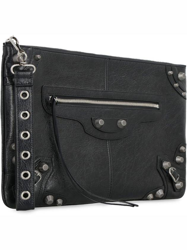 Luxury Balenciaga Trending 2026 Le Cagole Large Clutch Bag Black