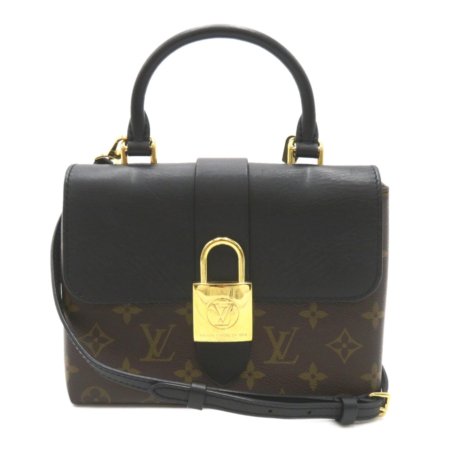 Louis Vuitton LOUIS Vuitton BB 2w Shoulder Bag 2way Shoulder Bag PVC Coated Canvas Leather Monogram Brown / Black M44141