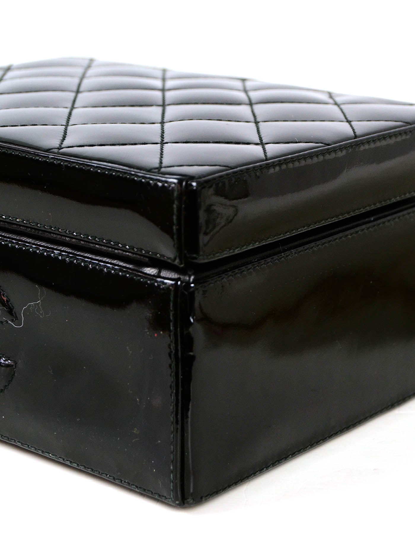 Chanel Black Patent Hardcase Shoulder/Crossbody Bag