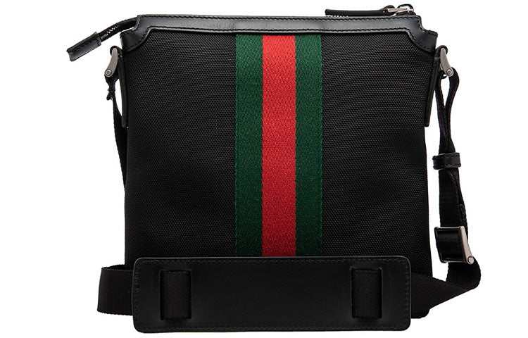 Gucci Leather Canvas Shoulder Bag