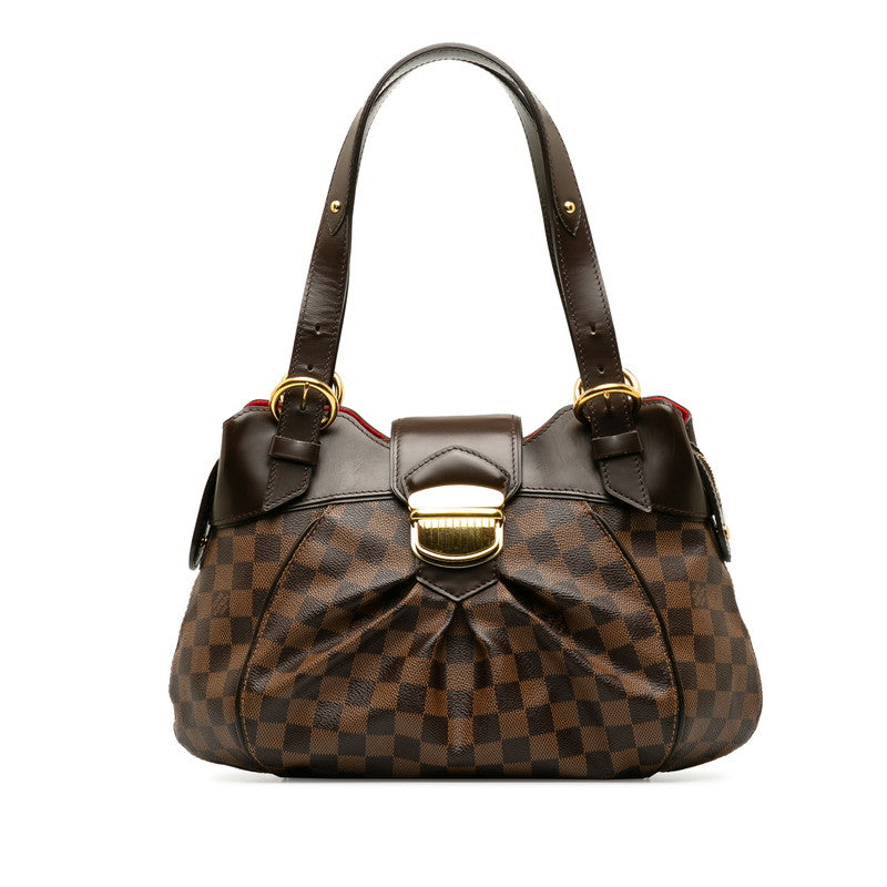 Louis Vuitton Louis Vuitton Damière N41542 Shoulder Bag PVC/Leather Evan Brown Ladies