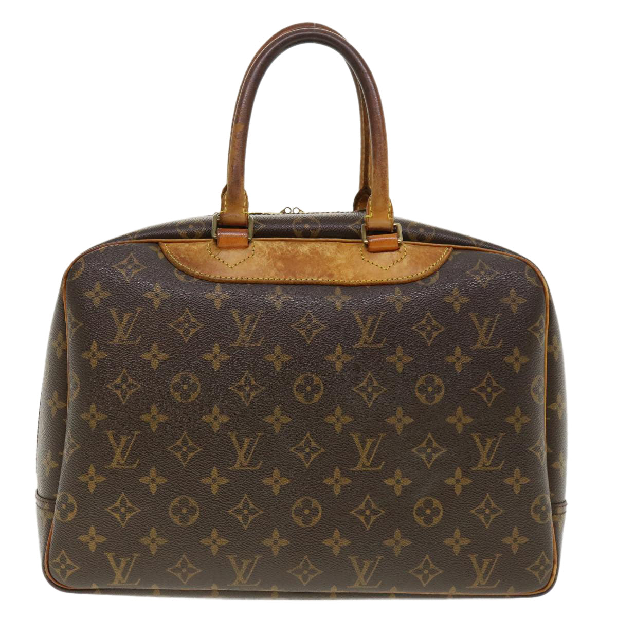 LOUIS VUITTON Monogram Deauville Hand Bag M47270 LV Auth 40422