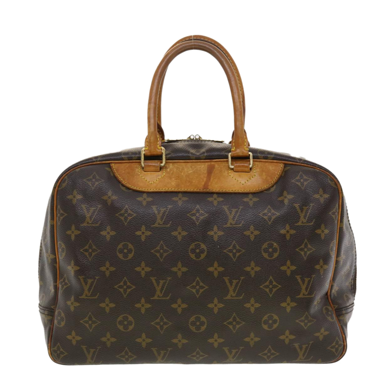 LOUIS VUITTON Monogram Deauville Hand Bag M47270 LV Auth 40658