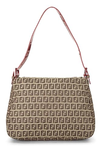 Fendi, Red Zucchino Canvas Mama, Red