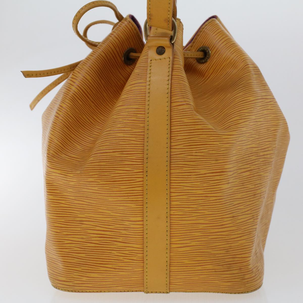 LOUIS VUITTON Epi Petit Noe Shoulder Bag Tassili Yellow M44109 LV Auth 43408