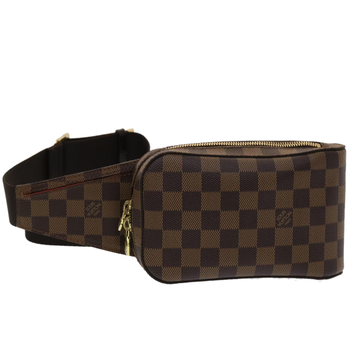 LOUIS VUITTON Damier Ebene Geronimos Shoulder Bag LV Auth 46568A