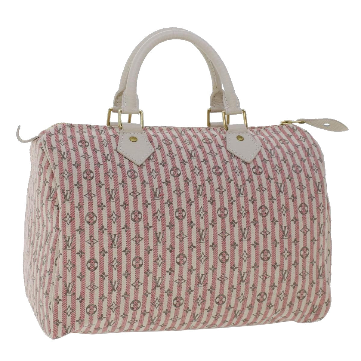 LOUIS VUITTON Monogram Mini Lin Croisette Hand Bag Auth