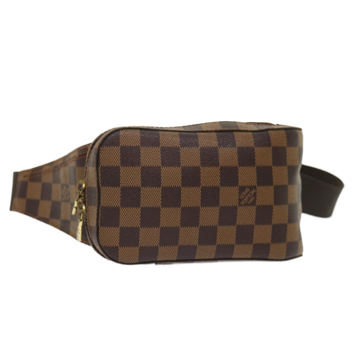 LOUIS VUITTON Damier Ebene Geronimos Shoulder Bag LV Auth