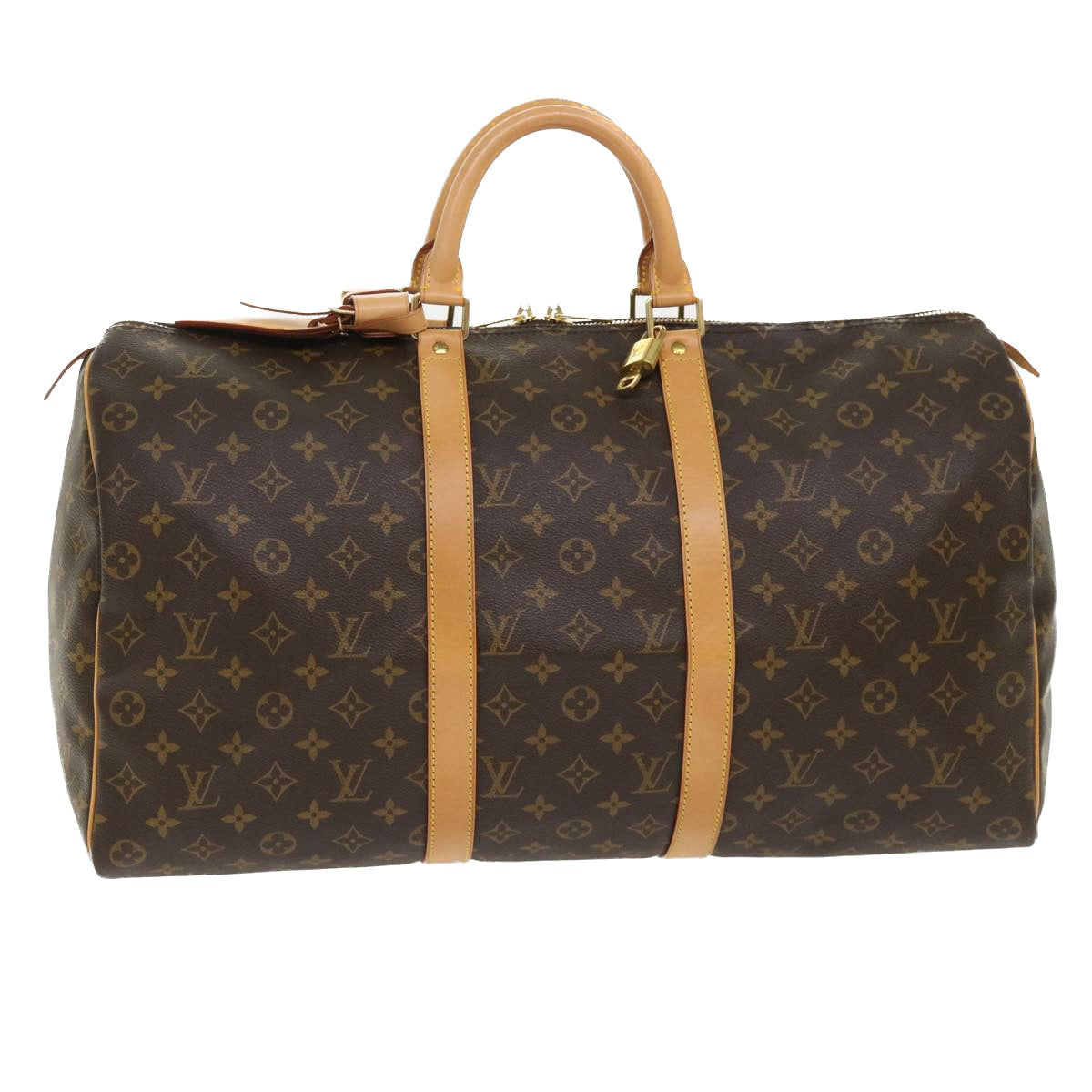 LOUIS VUITTON Monogram Keepall 45 Boston Bag LV Auth